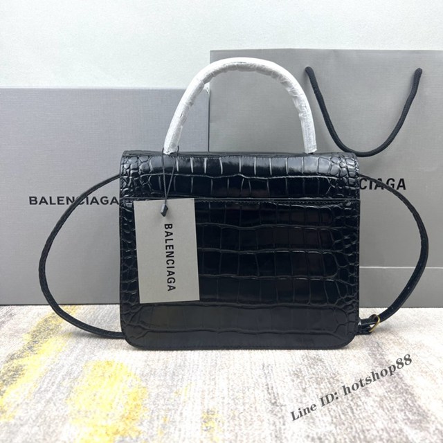 Balenciaga專櫃爆款小牛皮肩背女包 巴黎世家手提豆腐包 款號：644205 fyj1121